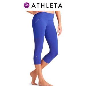 Athleta Relay Crop Capri Leggings in Royal Blue